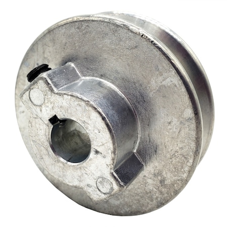 Terre Products V-Groove Drive Pulley - 2.5'' Dia. - 1/2'' Bore - Die Cast 5125012